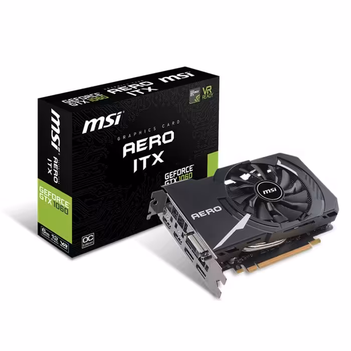 VGA: MSI GTX 1060 OC Aero 6GB