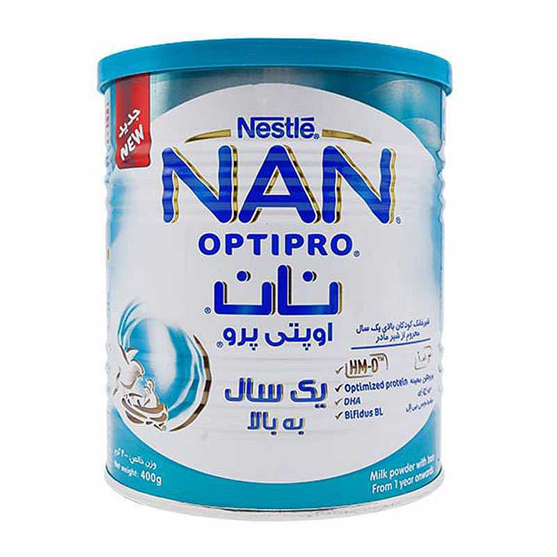 قیمت خرید اینترنتی قیمت خرید اینترنتی شیرخشک نان 3 اوپتی پرو نستله 400 گرم | فارموکسین