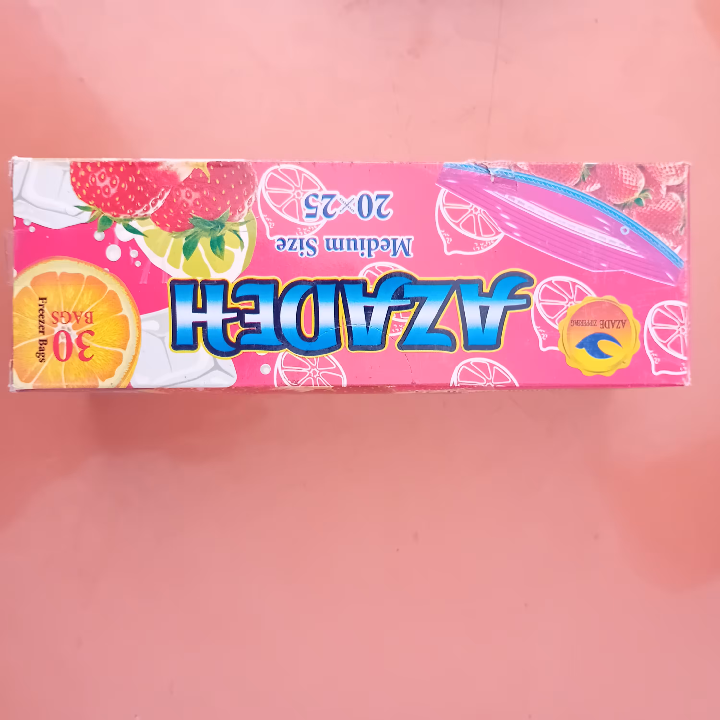 نایلون زیپ کیپ دو زیپ در3سایز بزرگ کوچک  ومتوسط هرپک شامل 3بسته  