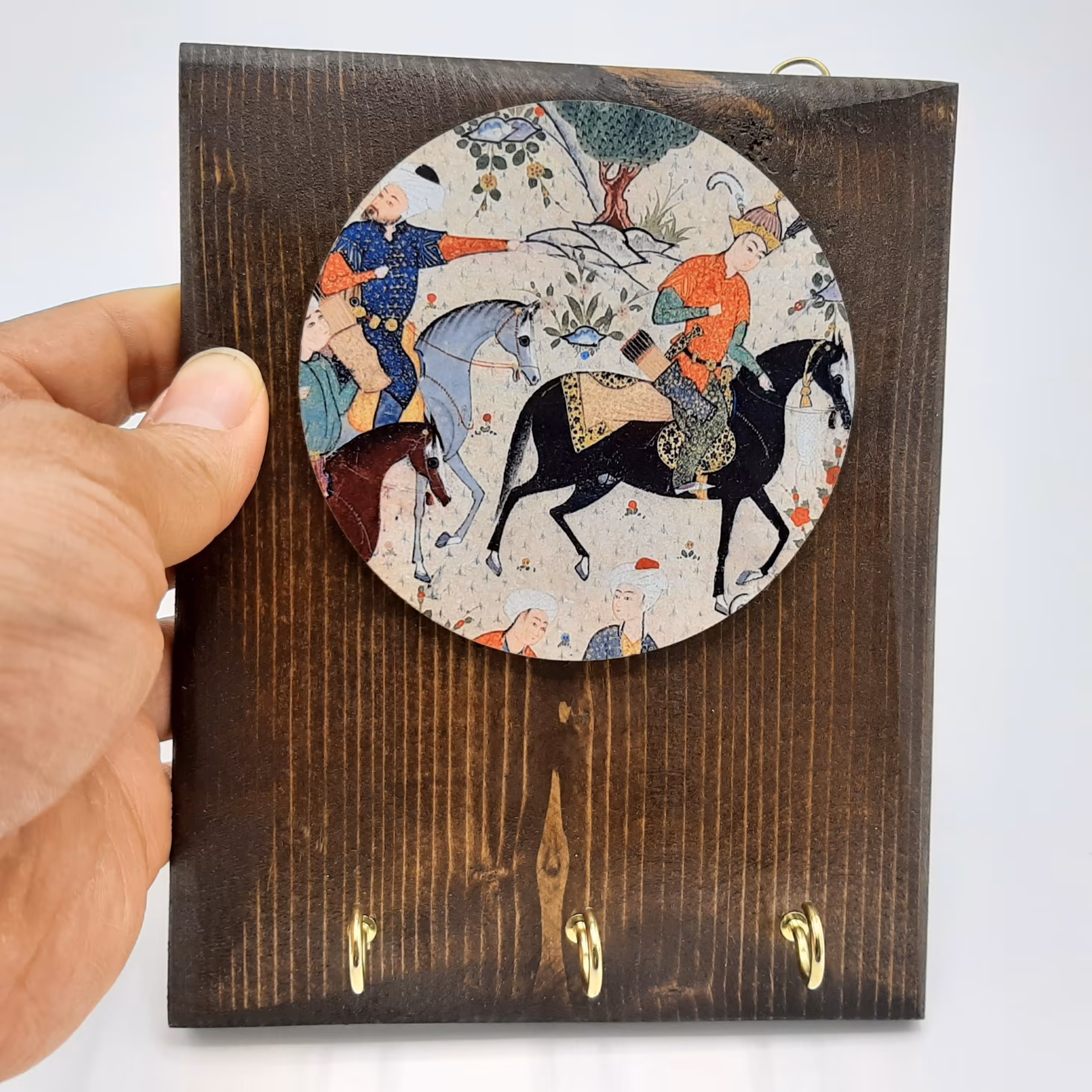 جاکلیدی چوبی از چوب روس جای فلش جای کلید آویز کلید جا کلید 