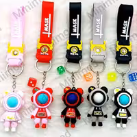 جاکلیدی سیلیکونی فضانورد صورت شب تاب و صورت اکلیلی