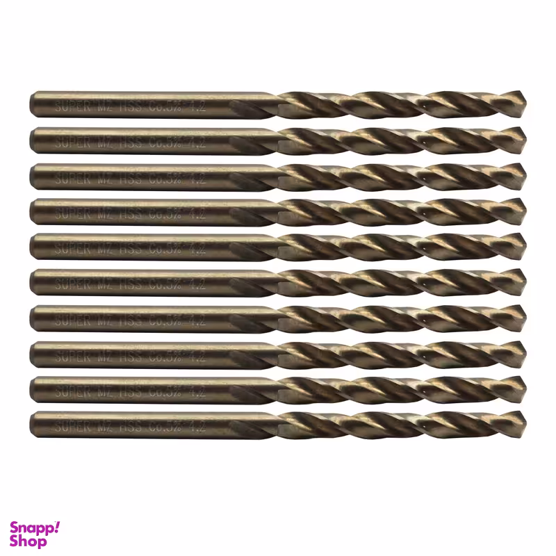 مته کبالت ام زد مدل YP-HSS-SIZE4.2 سایز 4.2 میلی متر مجموعه 10 عددی