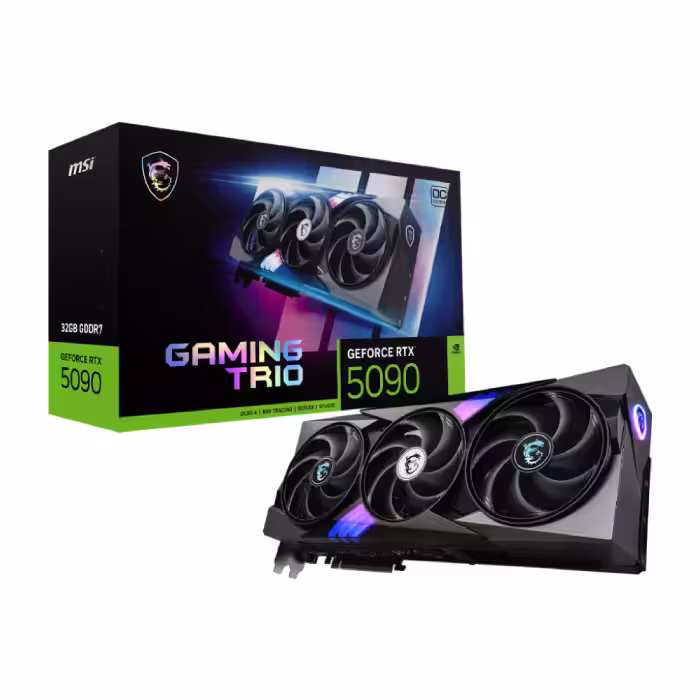 کارت گرافیک ام اس آی مدل GeForce RTX 5090 32GB GAMING TRIO OC