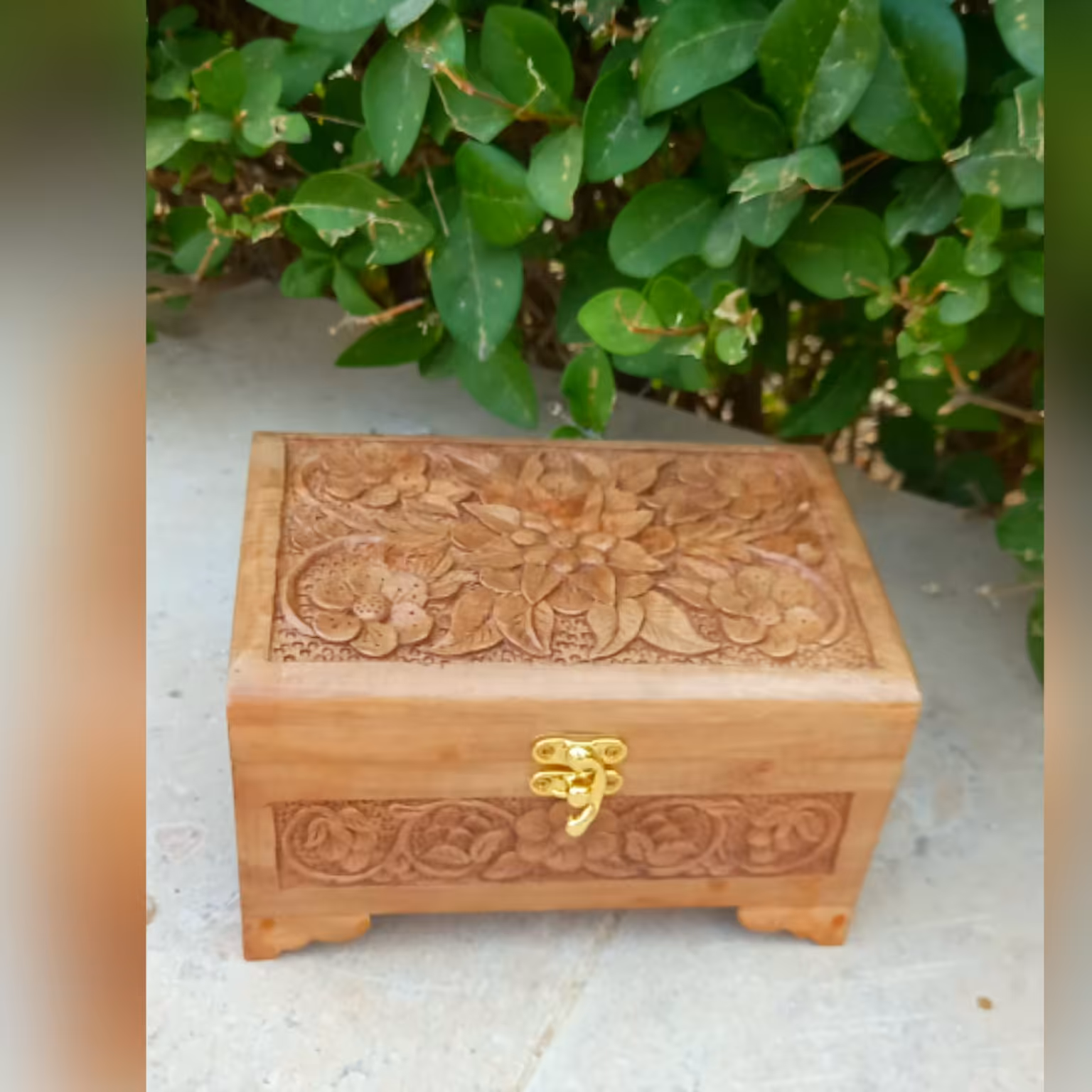 چعبه جواهرات منبت شده 