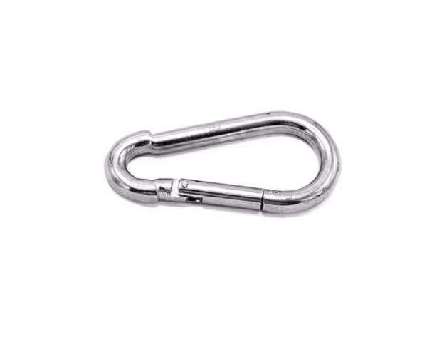 قلاب کارابین استیل سایز 6