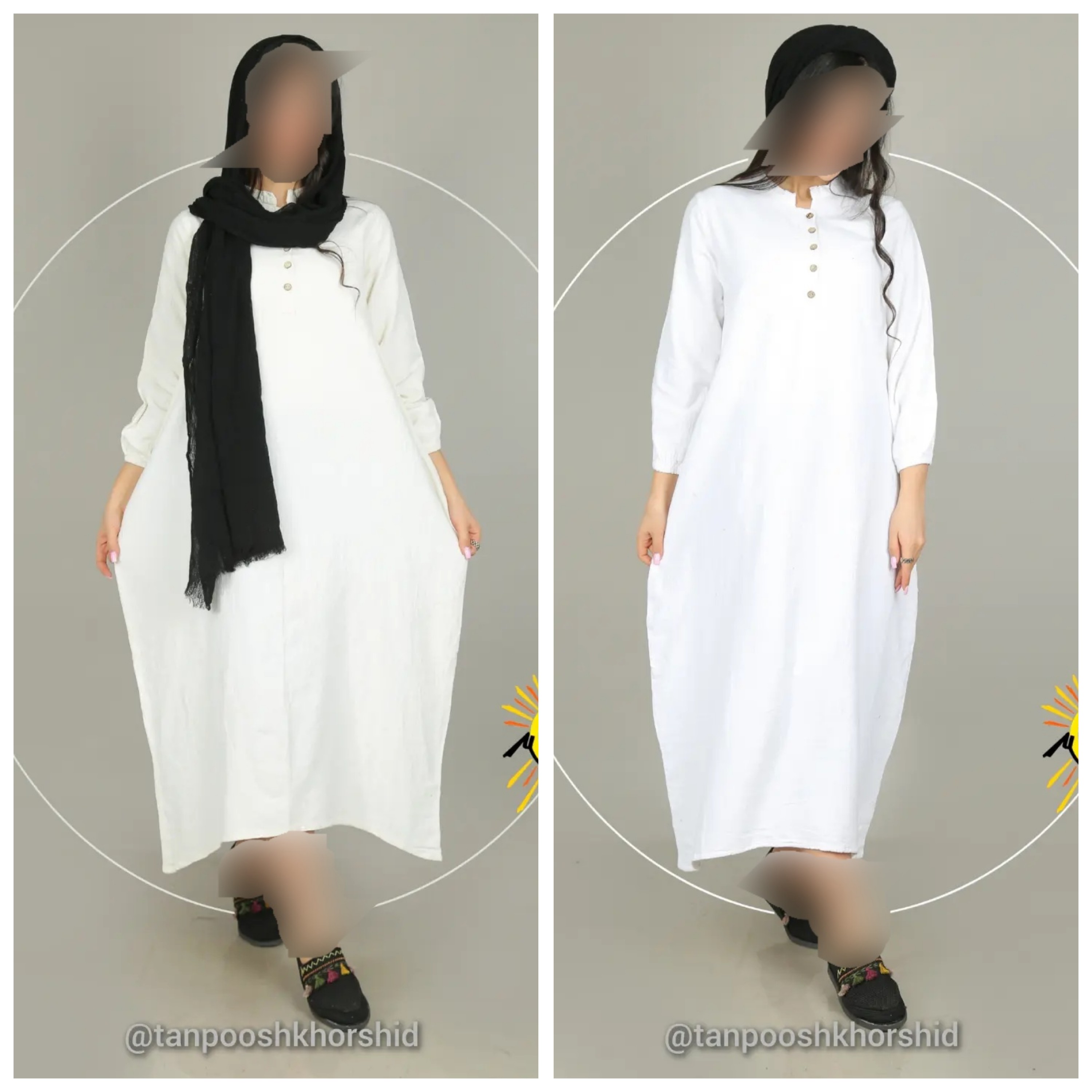 مانتو پیراهنی جنس الیاف طبیعی کیفیت درجه یک رنگرزی عالی