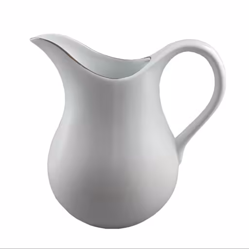 پارچ چینی لب طلا