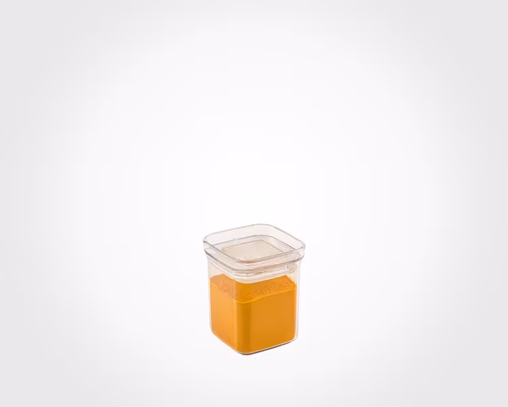 جا ادویه آکرولیک مربع رویال درب شفاف 3 لیمون کد 1949