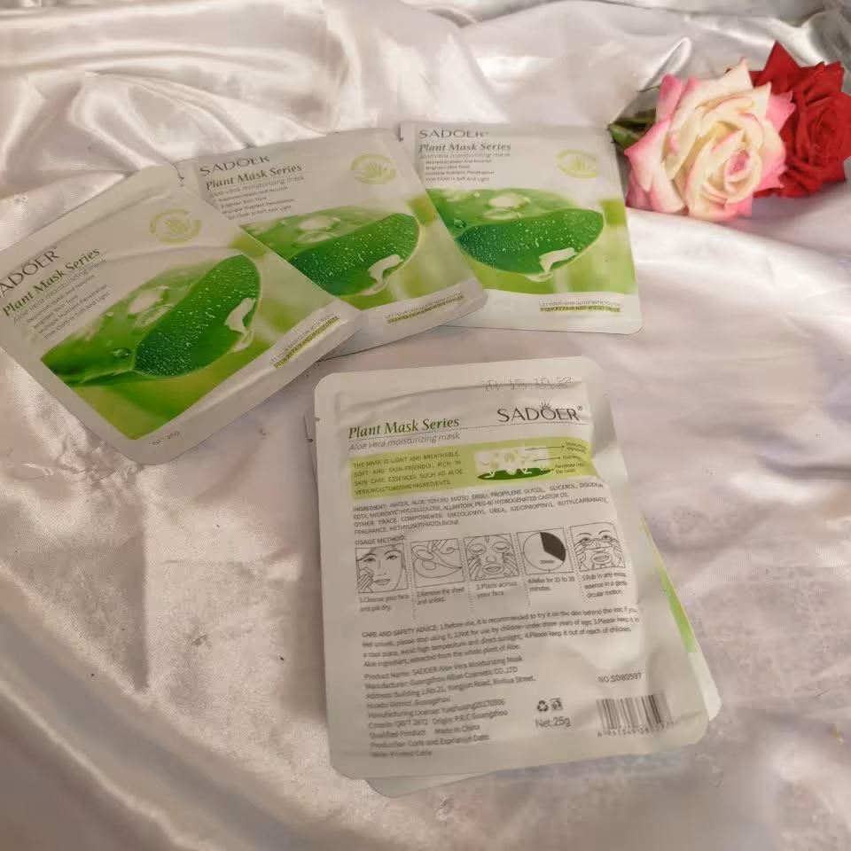 ماسک ورقه ای آلوئه ورا مارک سادور ماسک صورت آلوورا