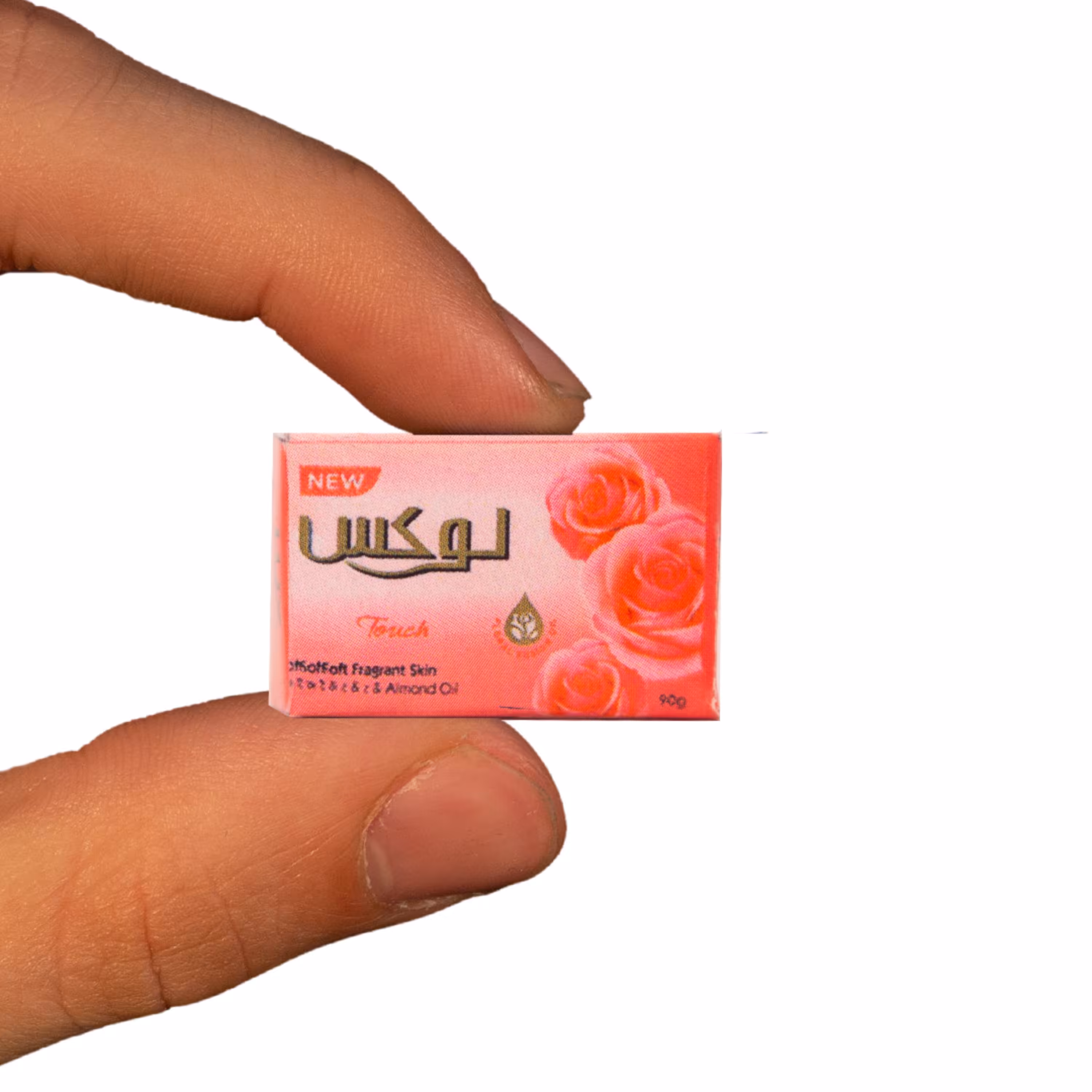 مگنت یخچال مینیاتوری صابون مدل لوکس صورتی