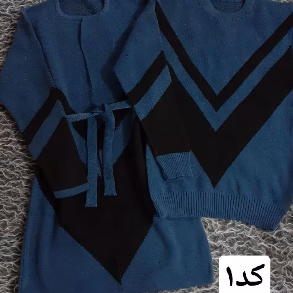 ست بافت زوج طرح ادرین در رنگبندی فری سایز ارسال رایگان