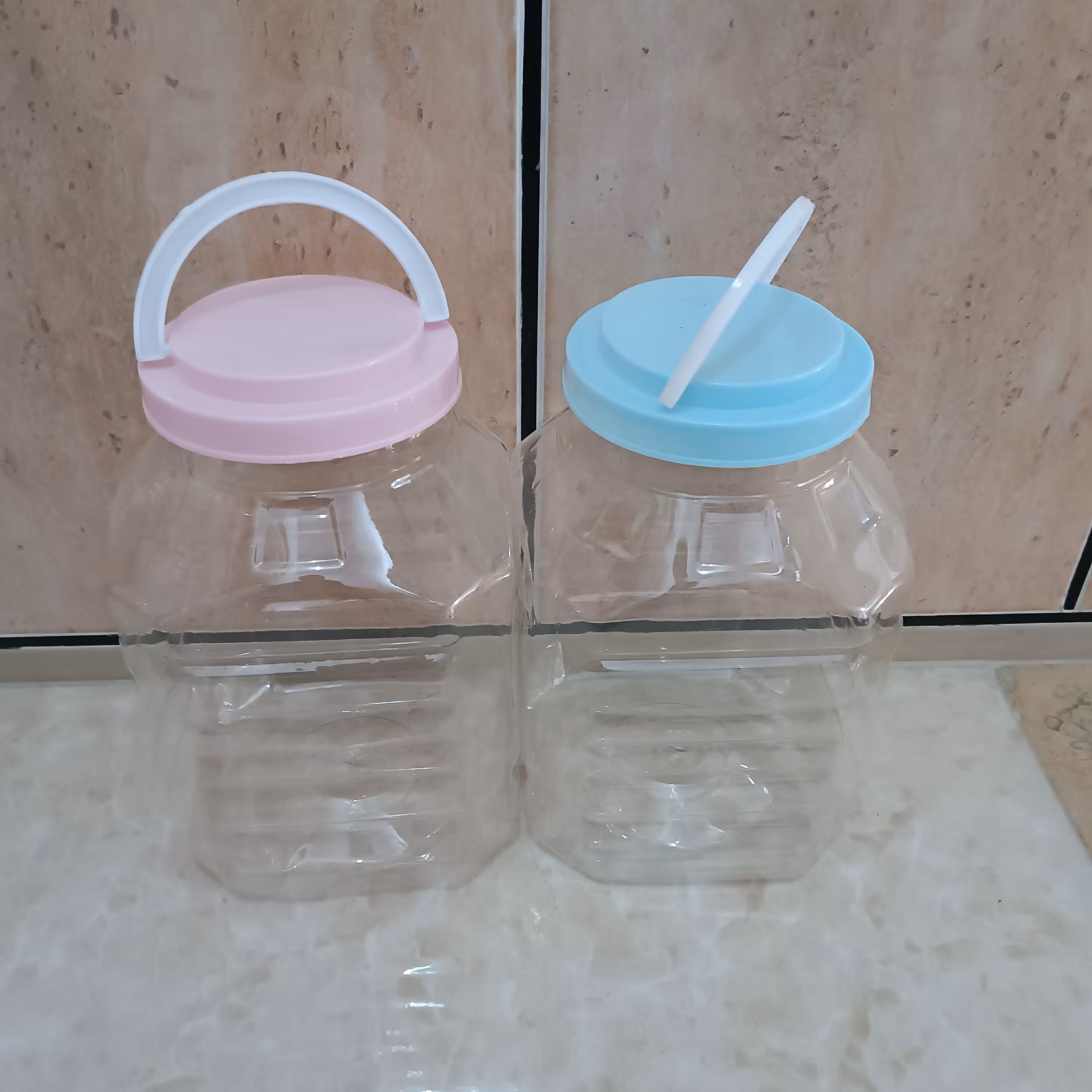 بانکه 5 کیلویی چهار گوش شفاف