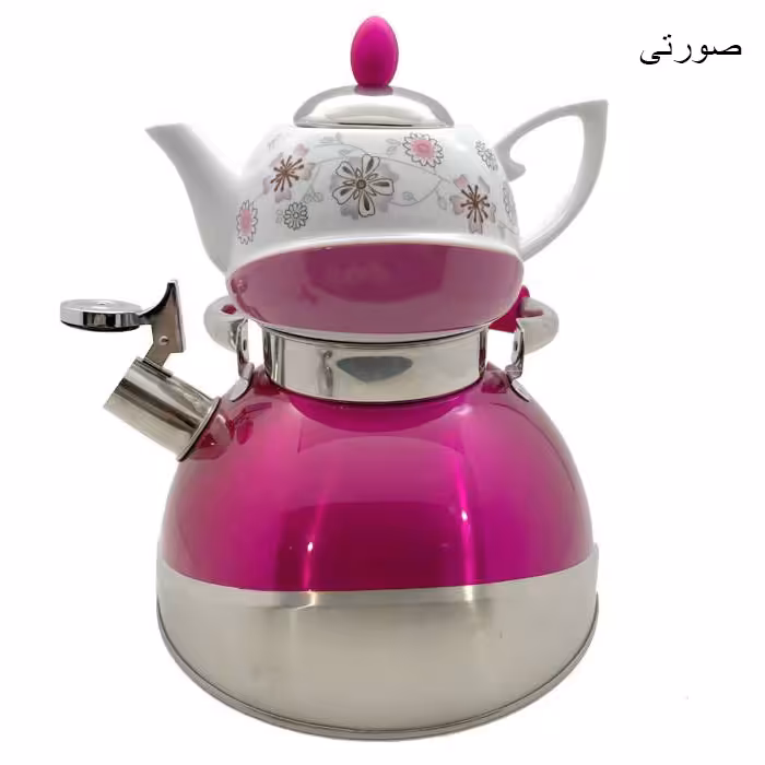 کتری و قوری سوتی رنگی