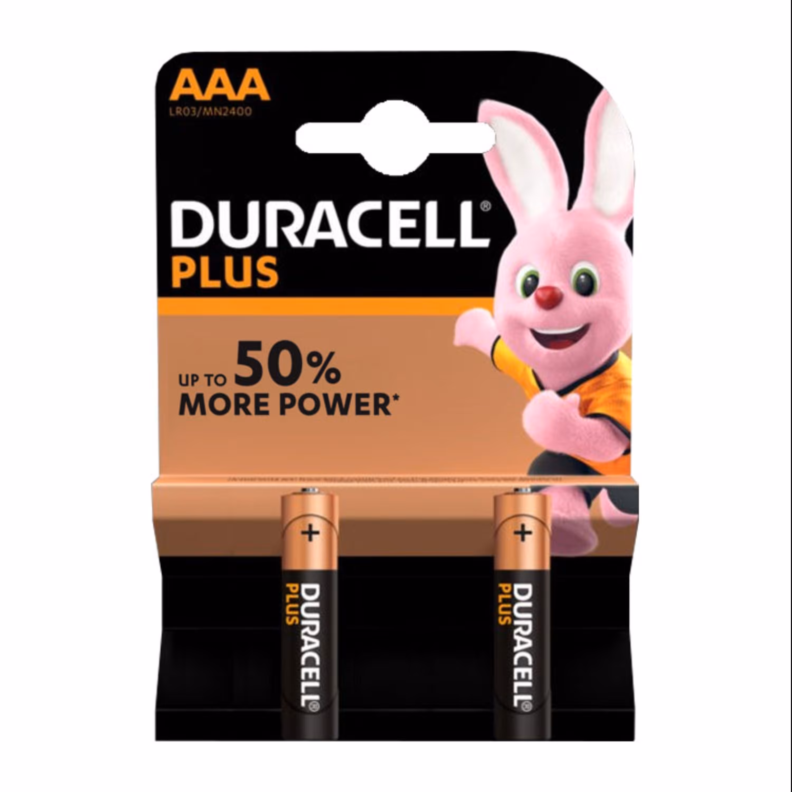 باتری نیم قلمیAAA آلکالاین DURACELL مدل Plus Power