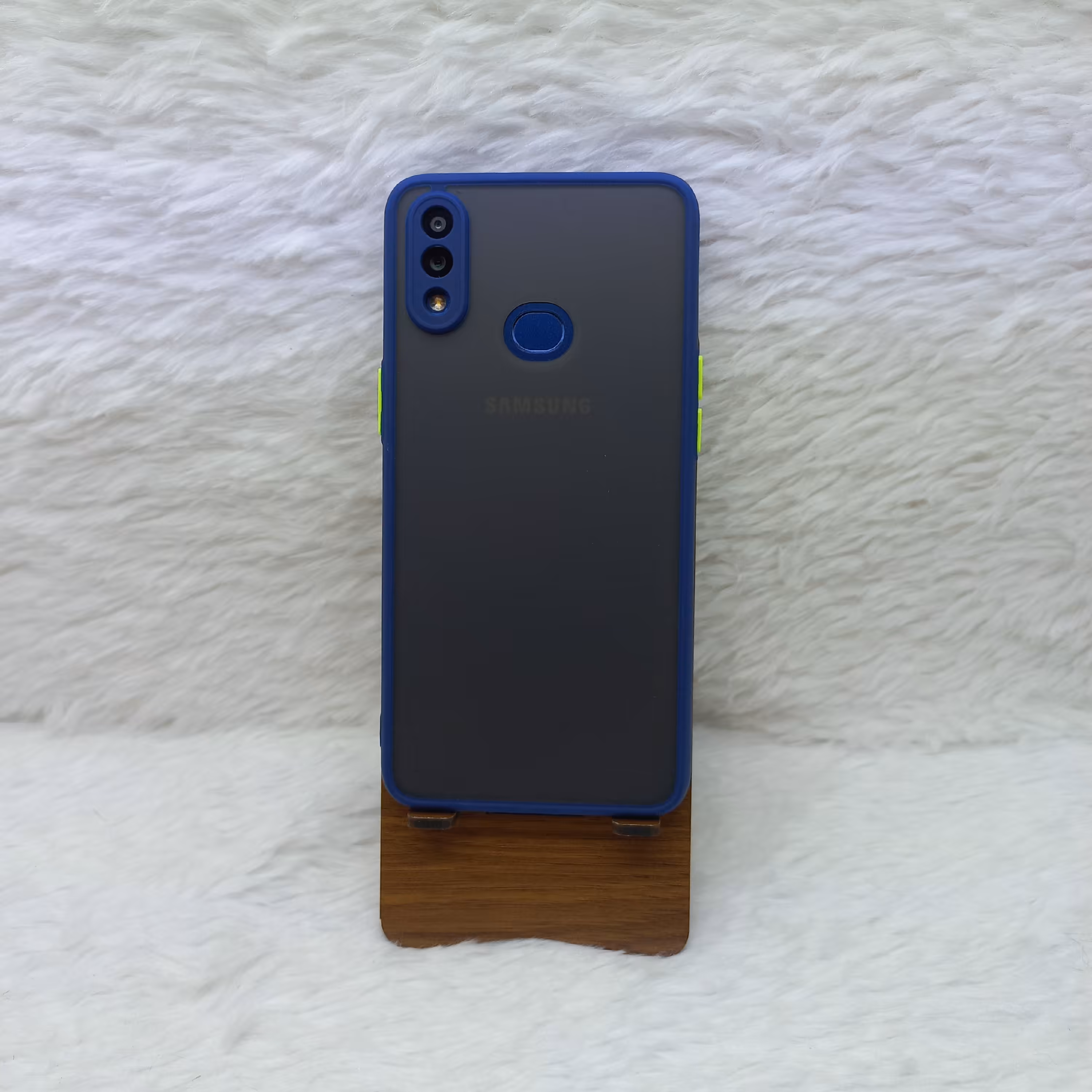 گارد پشت مات گوشی سامسونگ A10s رنگ آبی