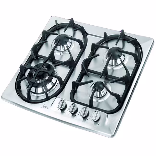 اجاق گاز صفحه ای استیل اخوان مدل v-11