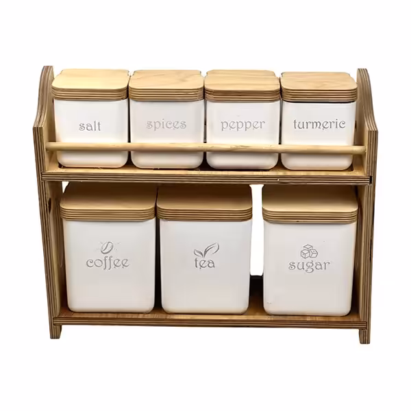 جا ادویه و حبوبات 2 طبقه رایکا