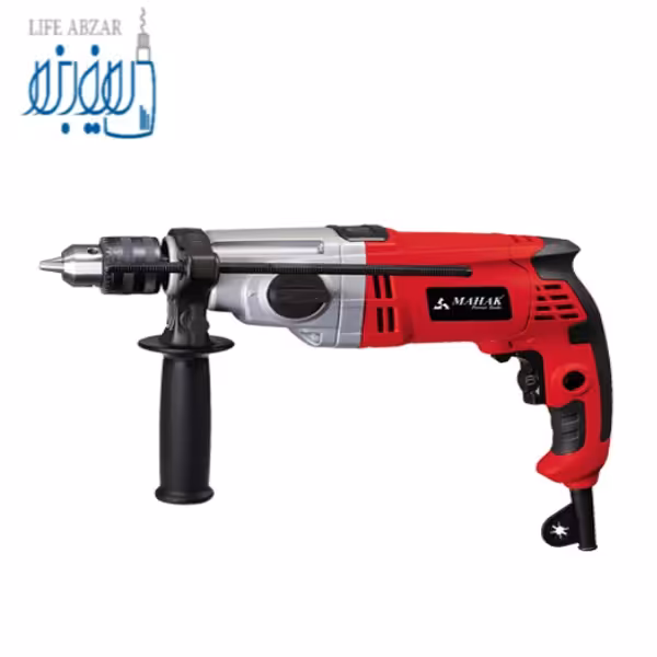 دریل چکشی 13 میلیمتر گیربکسی دور متغیر محک DM-1050