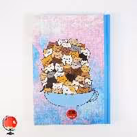 دفتر مشق 200 برگ طرح گربه ها جلد سخت آپادانا