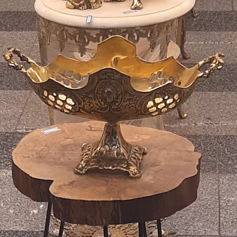 کشکول  یا شکلات خوری برنجی   zl00041