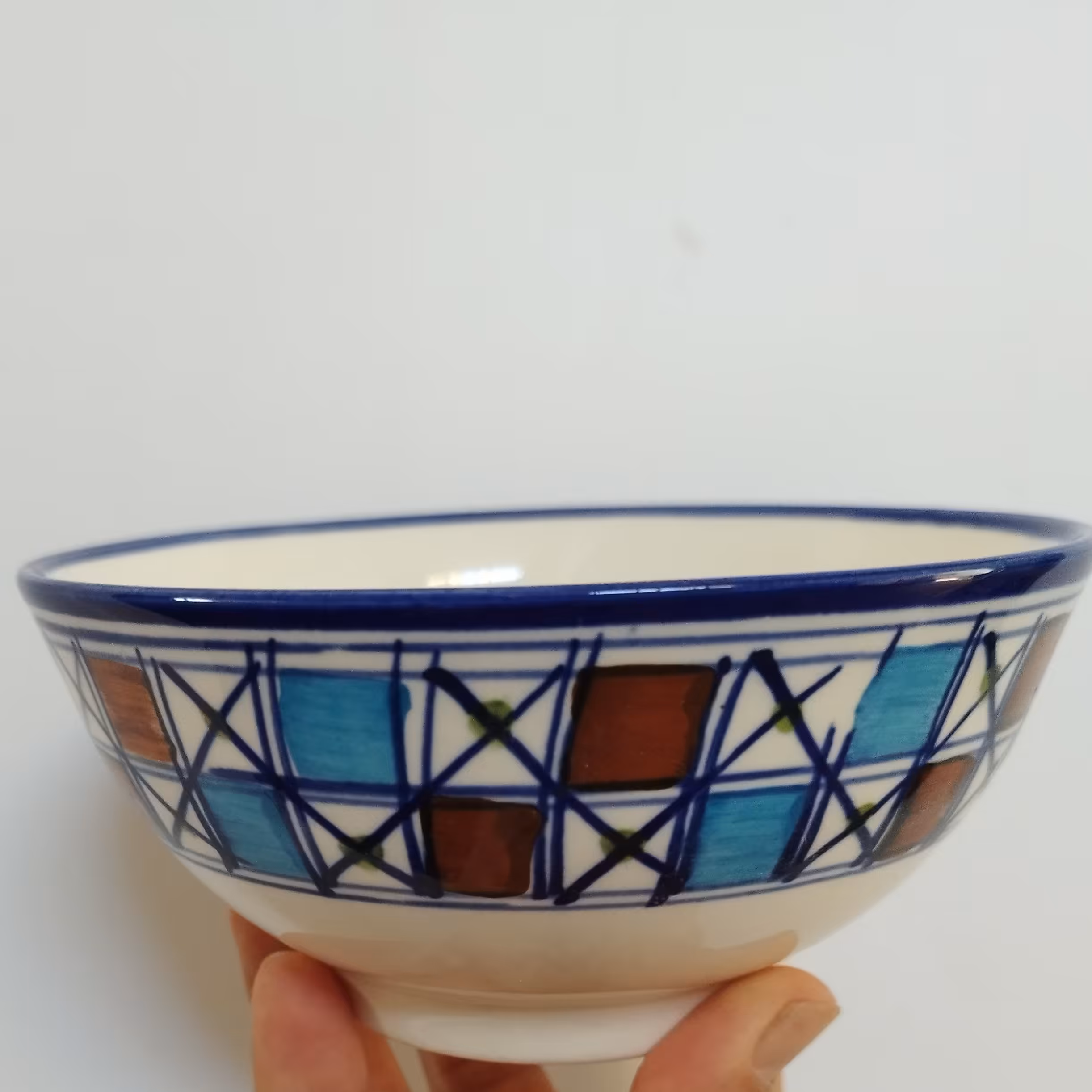 کاسه آبگوشت خوری شطرنجی