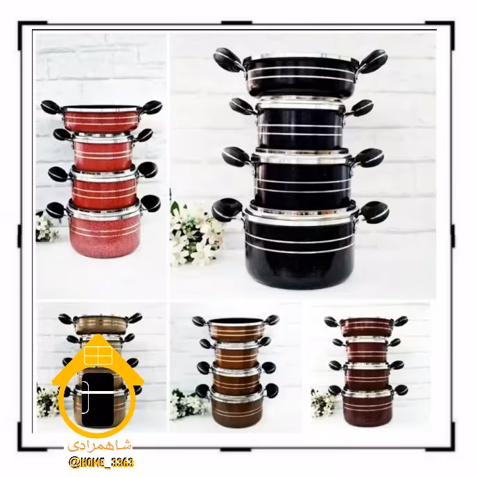 سرویس قابلمه دانشجویی  7 پارچه گرانیتی - با ارسال رایگان و یک روزه به سراسر کشور 