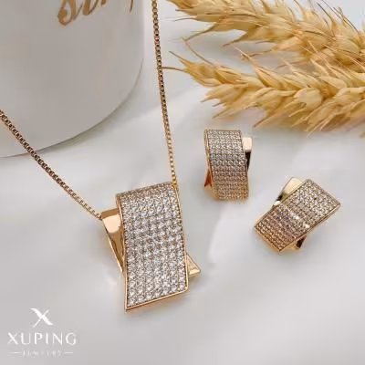 نیم ست زنانه برند ژوپینگ مدل جواهری کد MH184