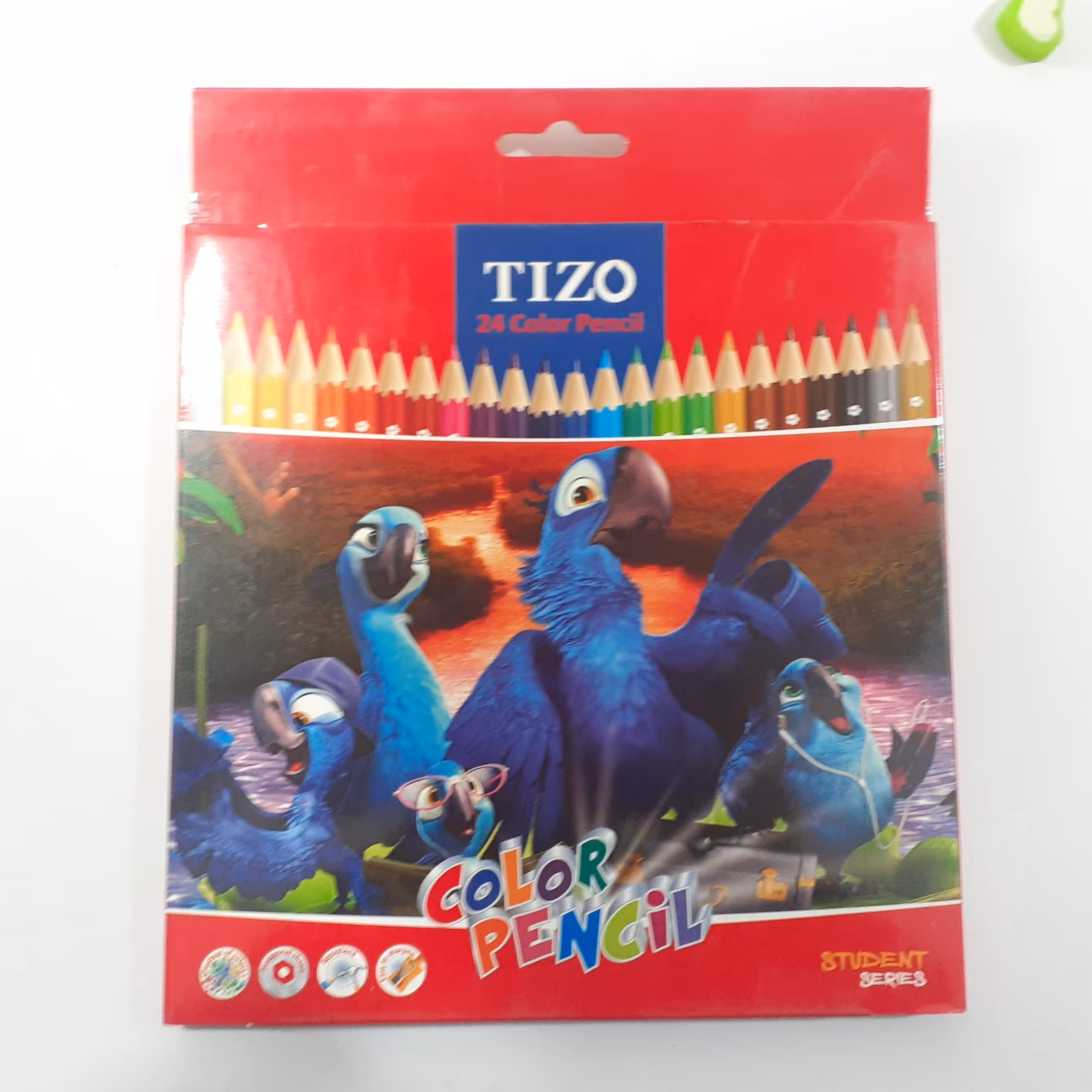 مدادرنگی 24 رنگ تیزو مقوایی