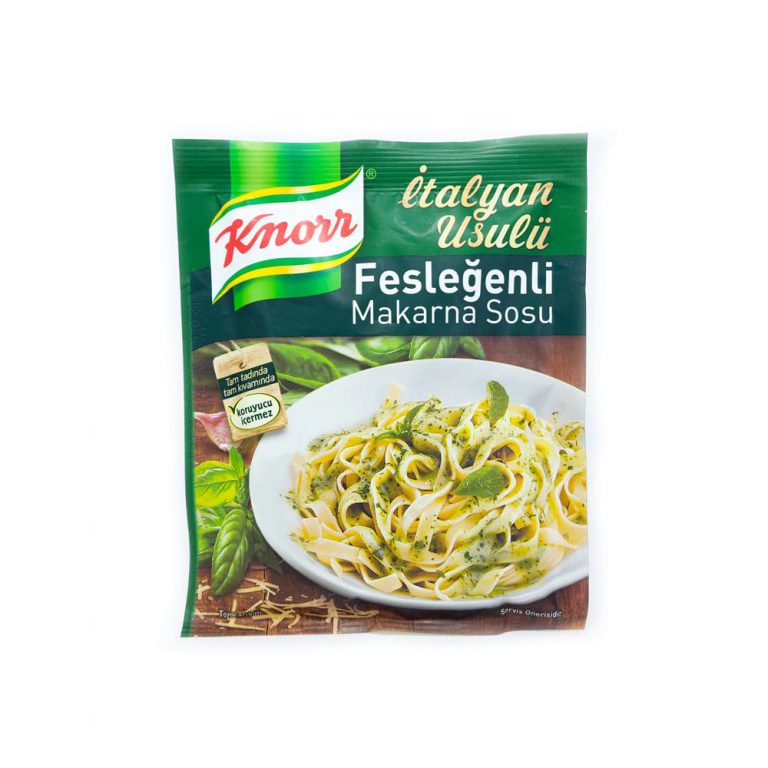 سس ماکارونی با طعم ریحان کنور Knorr ترکیه 50 گرم - فروشگاه اینترنتی افخمی