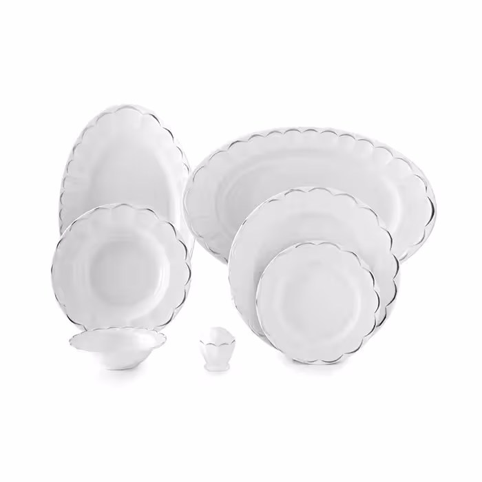 سرویس چینی 6 نفره نارسیس پلاتینی