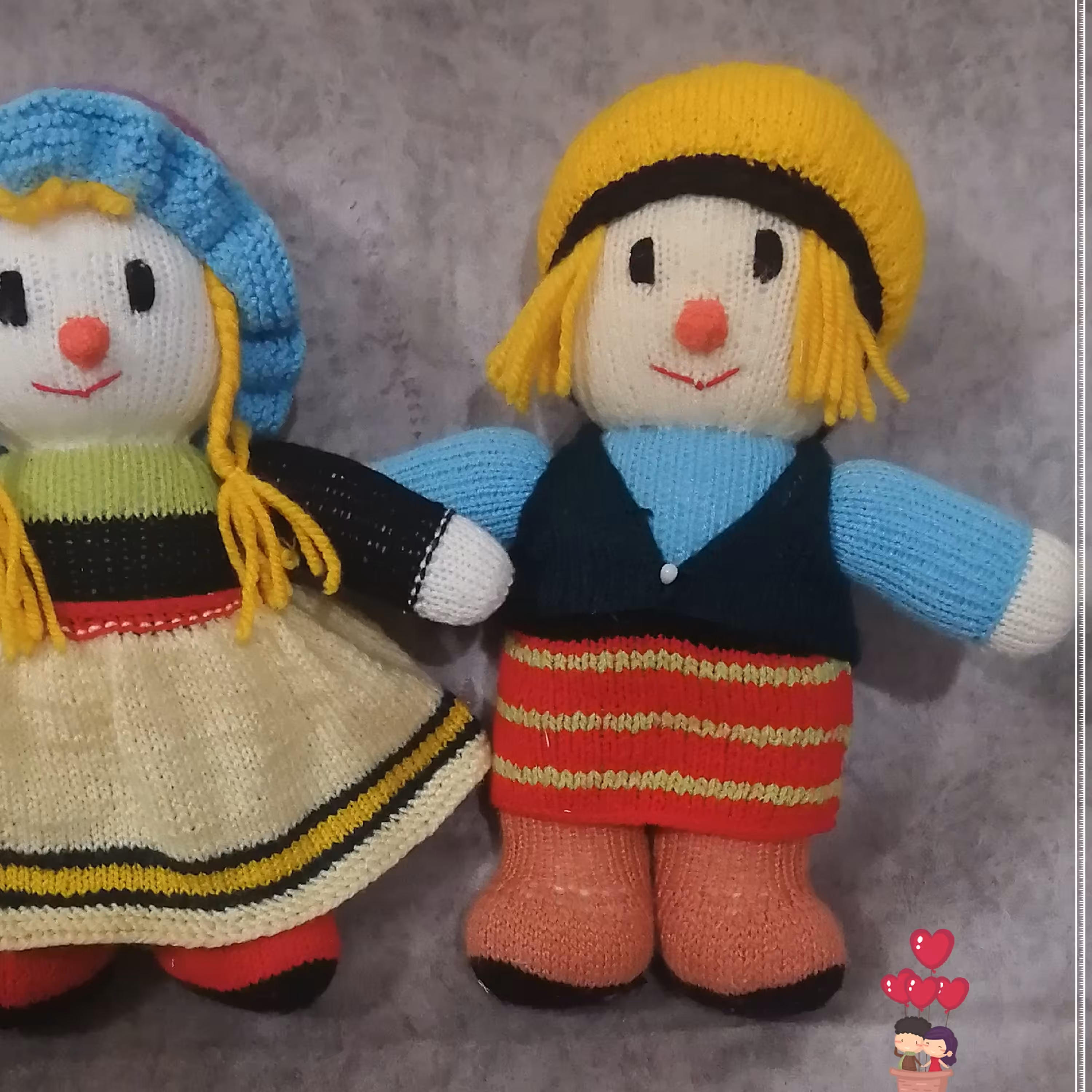 عروسک دستباف سنتی زیبا