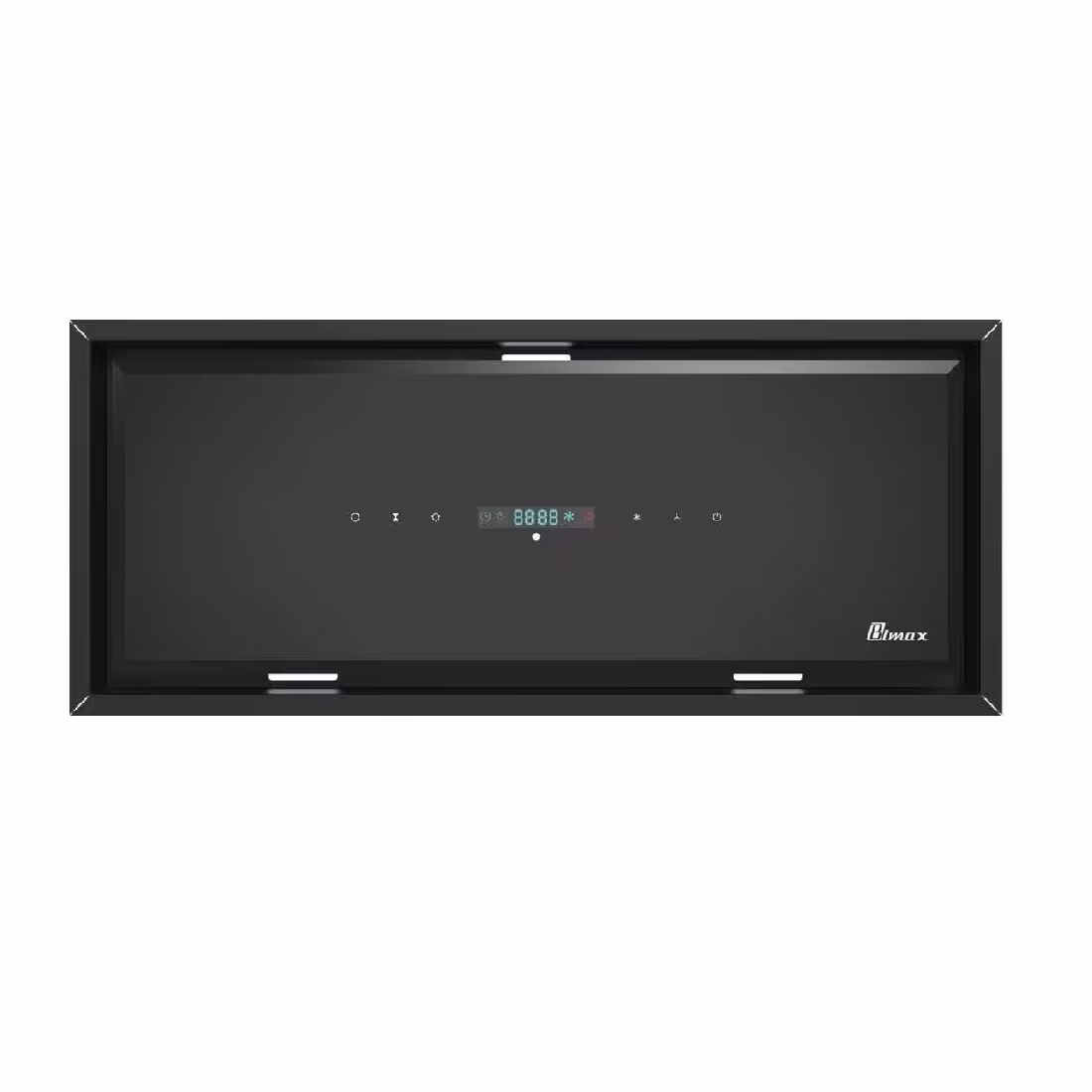 هودمخفی شیشه ای  بیمکث 2075 مشکی - لمسی کنترلی - تخفیف ویژه