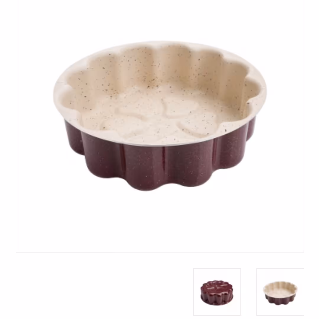 قالب کیک شارلوت دایره کف برجسته چند قلبی آرکانیک