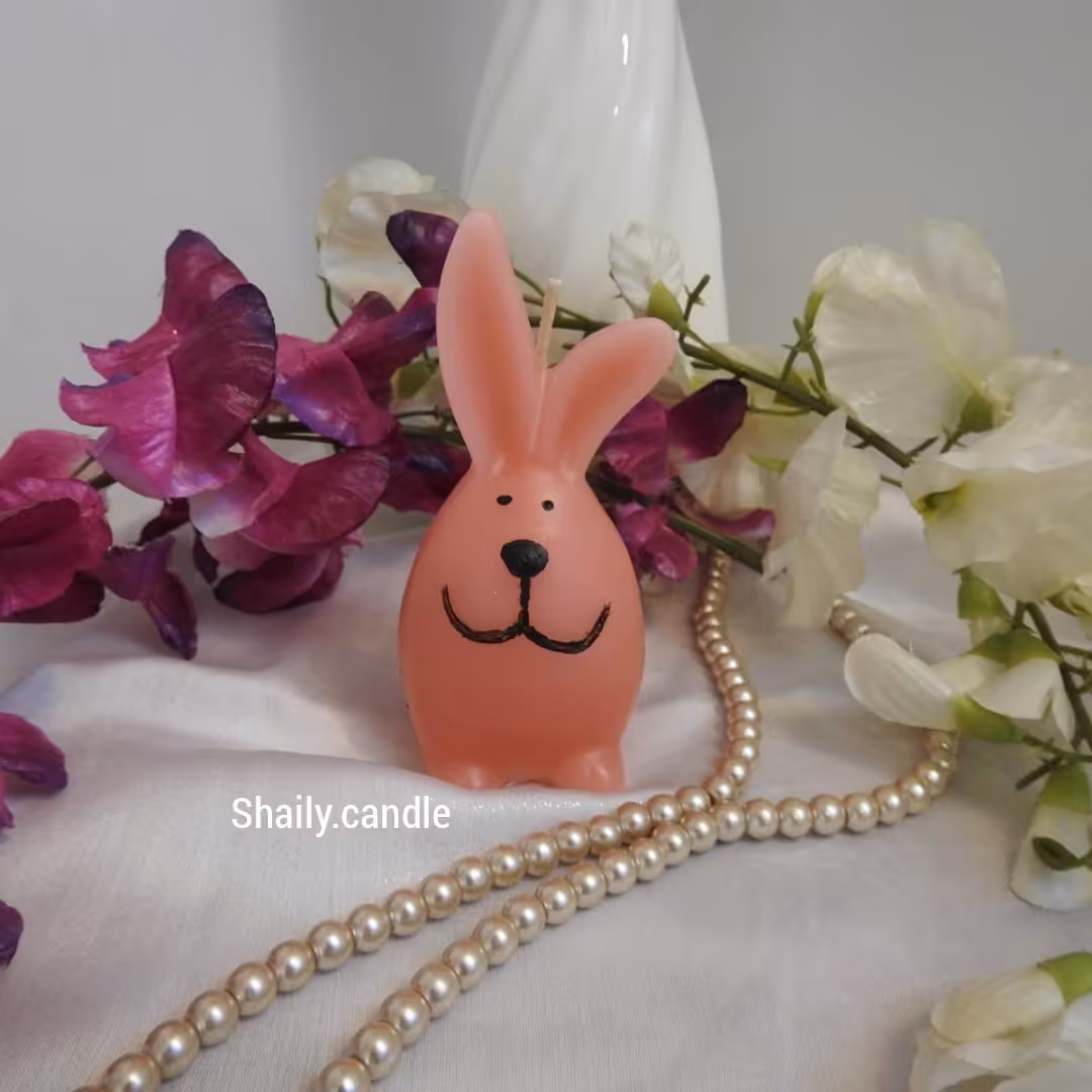 شمع تخم مرغی خرگوش