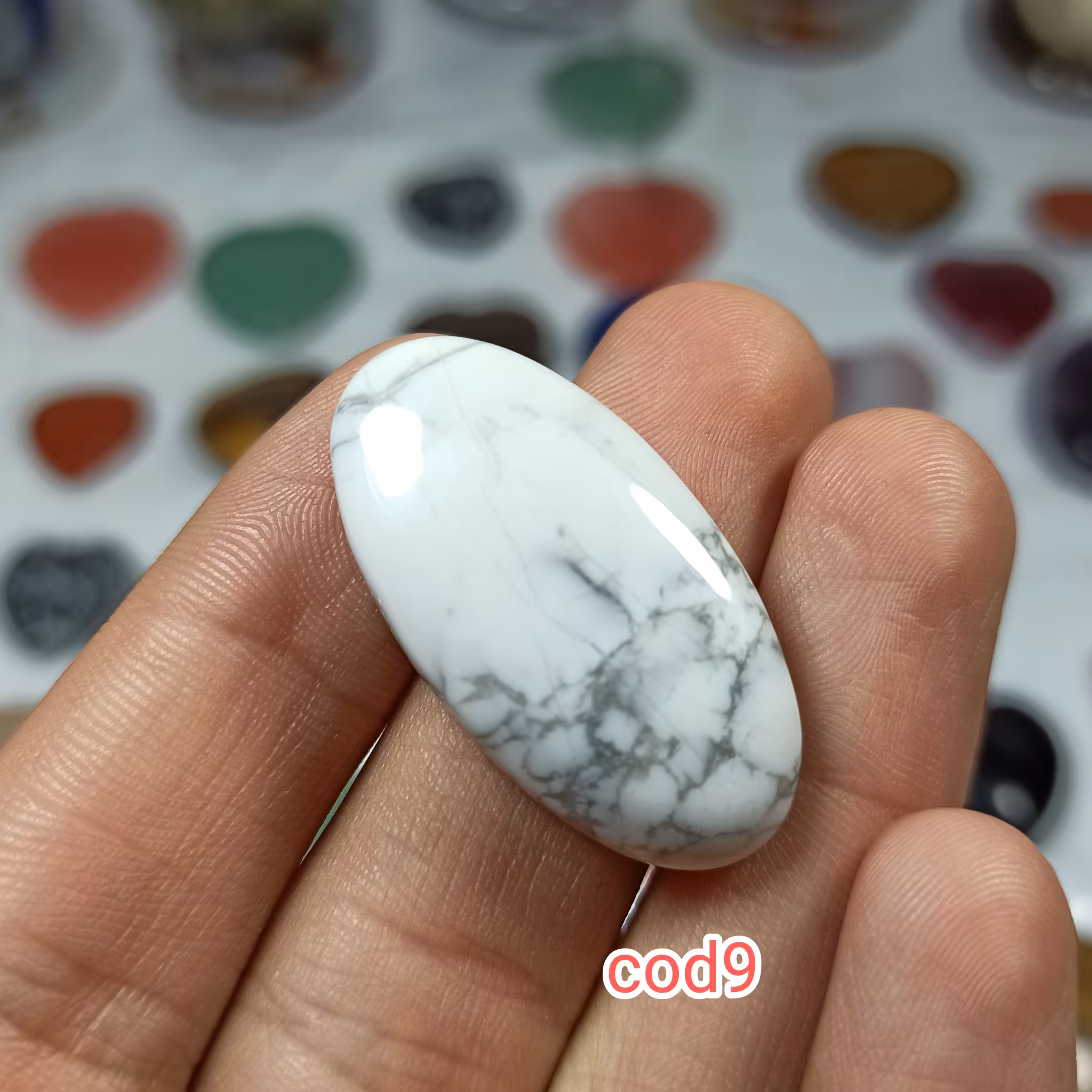 هولیت فیروزه سفید معدنی 