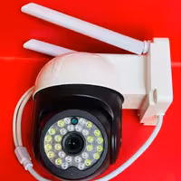 دوربین مینی اسپیددام 3 مگاپیکسل وایفای دیددرشب رنگی  رمخور v380 (با آداپتور)