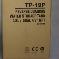 مخزن دستگاه تصفیه آب مدل tp-19p تانک پک. 5 گالن(19 لیتری)اورجینال تایوان (سری جدید)همراه با شیر مخزن 