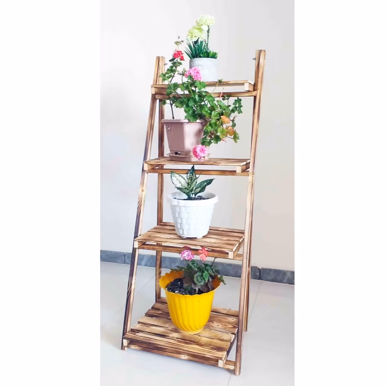 استند گلدان مدل پله ای