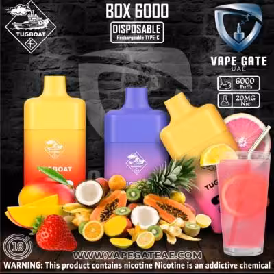 پاد ماد یکبار مصرف 6000 پاف تاگبوت TUGBOAT