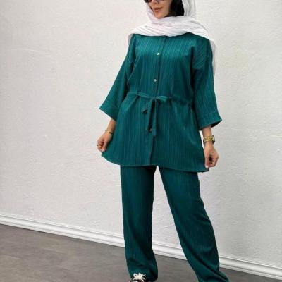 مانتو شلوار زنانه مدل ست کراش