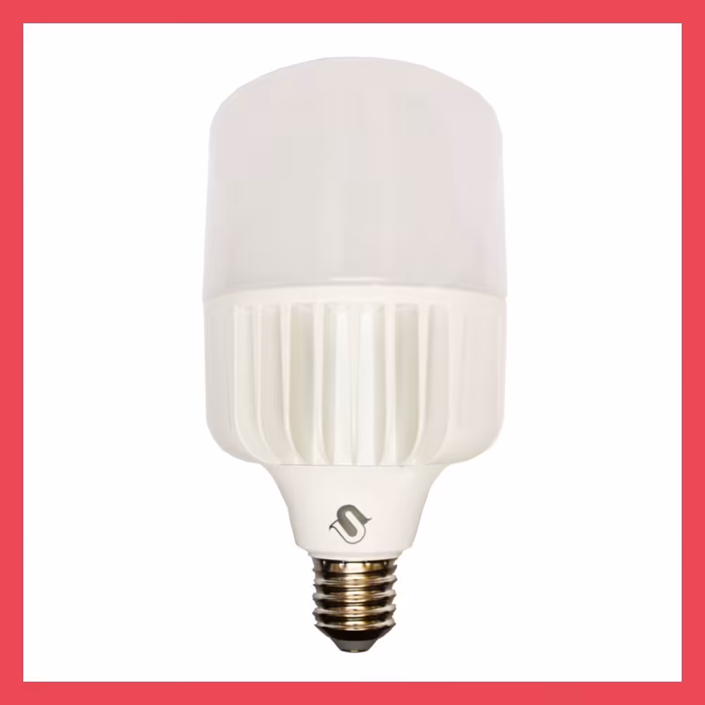 لامپ ال ای دی استوانه 100 وات پارس شوان پایه E40 رنگ مهتابی