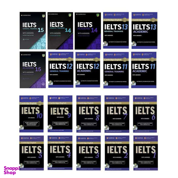 کتاب Cambridge English IELTS اثر جمعی از نویسندگان انتشارات هدف نوین 20 جلدی