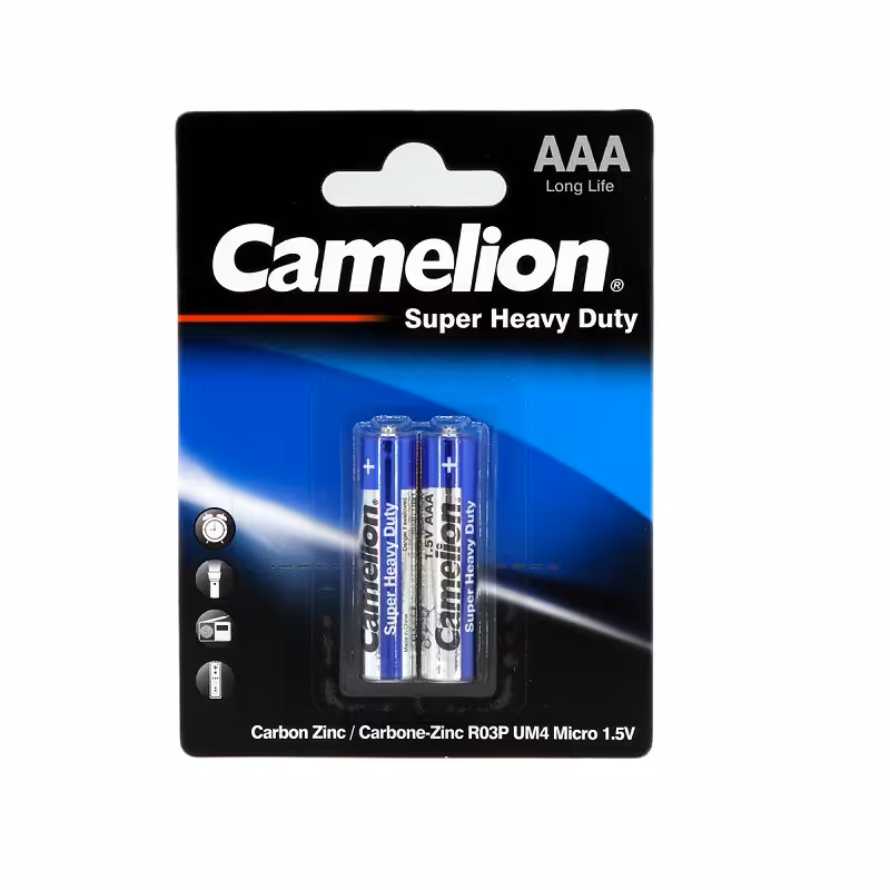 باتری نیم قلمی کملیون مدل super heavy (2 عددی)