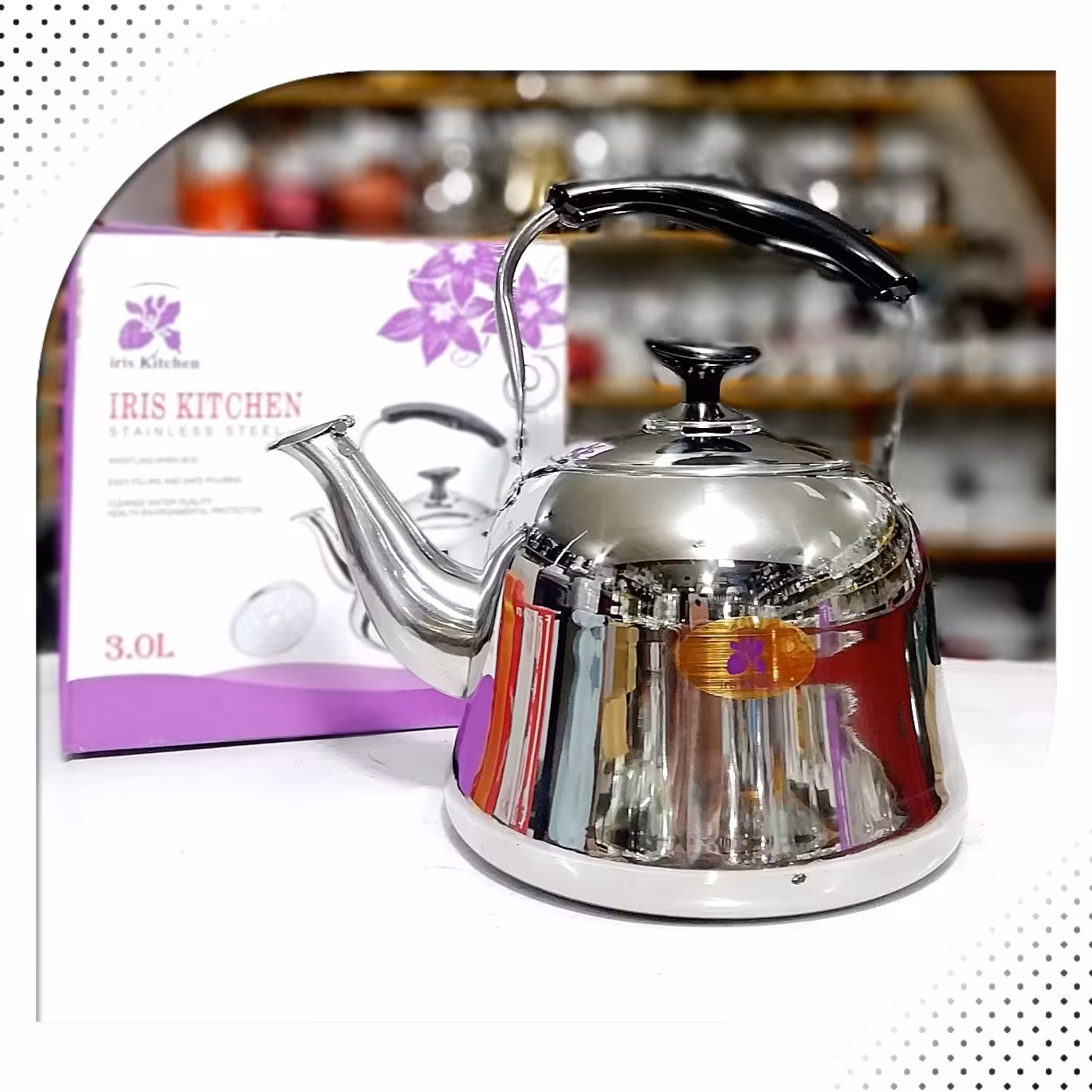 کتری استیل 3 لیتر خارجی