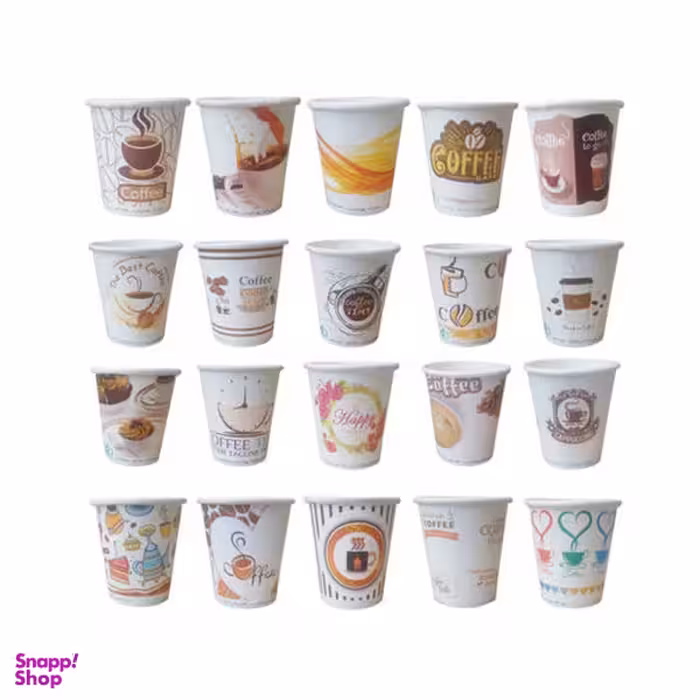 لیوان یکبار مصرف مدل LP725 مجموعه 100 عددی