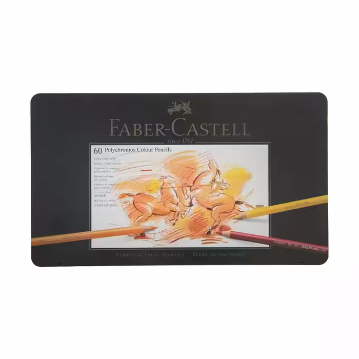 مداد رنگی 60 رنگ فابرکاستل مدل Polychromos
