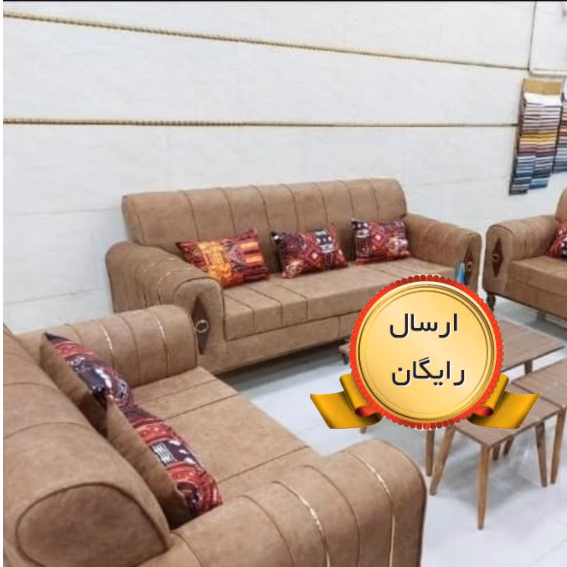 مبل مدل اسکارلت 7 نفره راحتی رنگبندی پارچه به انتخاب مشتری( ارسال رایگان 