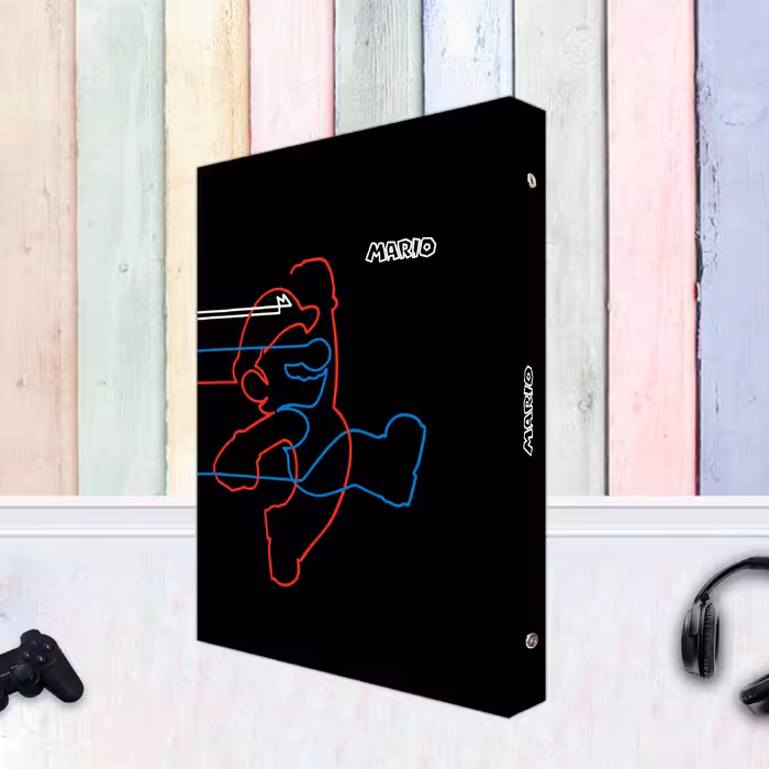 کلاسور 26 حلقه 100 برگ پديده نقش طرح Mario