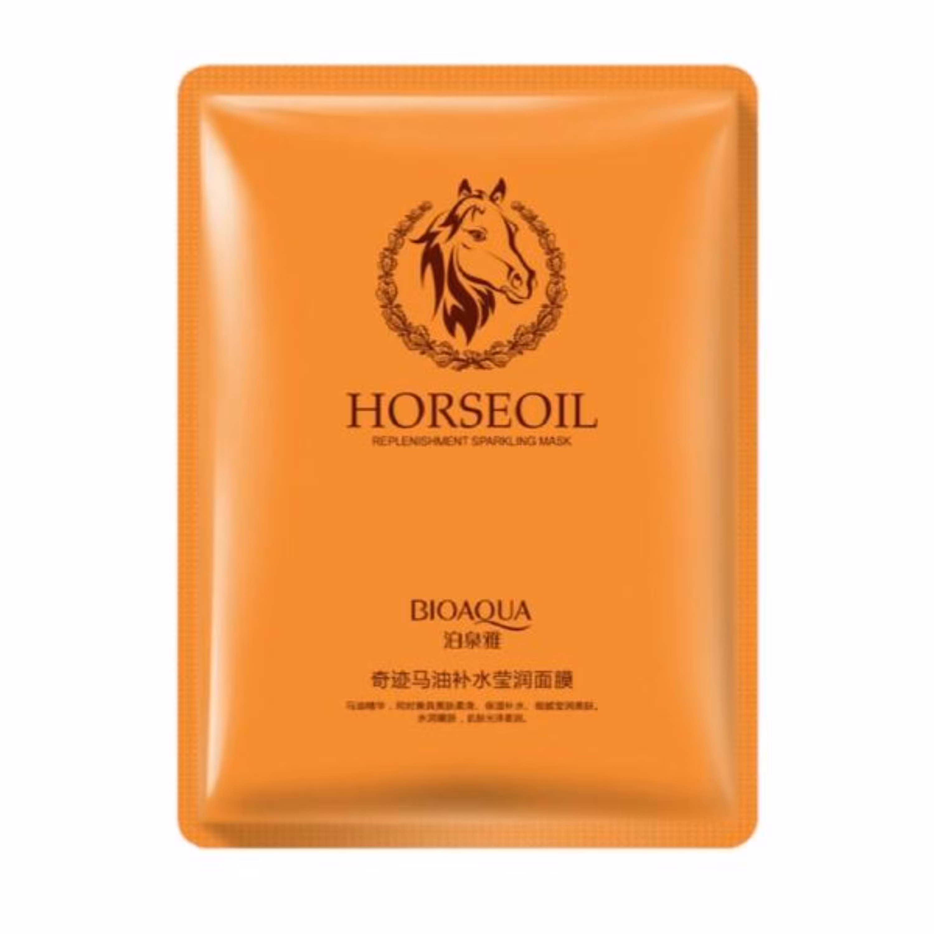 ماسک صورت ورقه ای بایو آکوا مدل Horseoil وزن 30 گرم