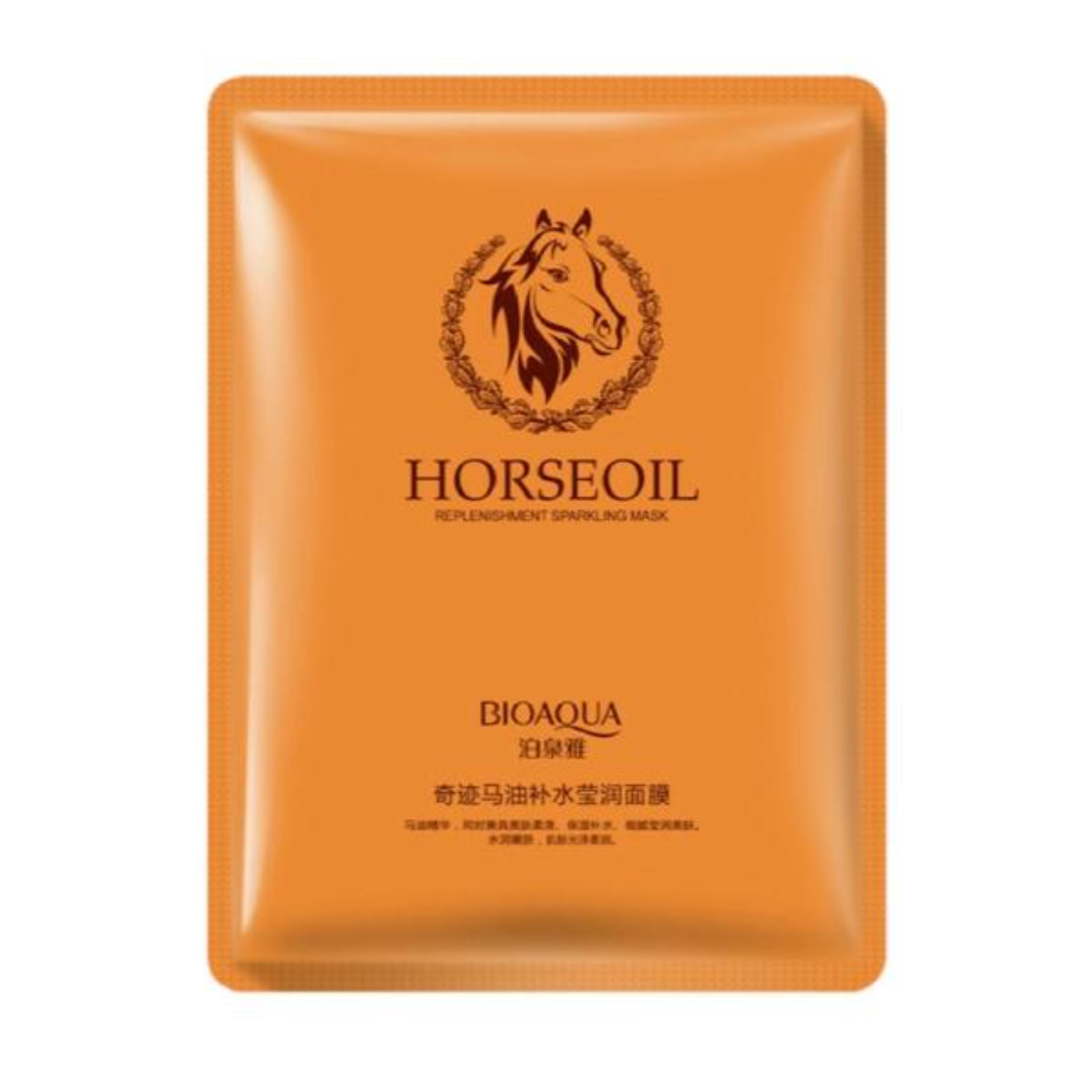 ماسک صورت ورقه ای بایو آکوا مدل Horseoil وزن 30 گرم
